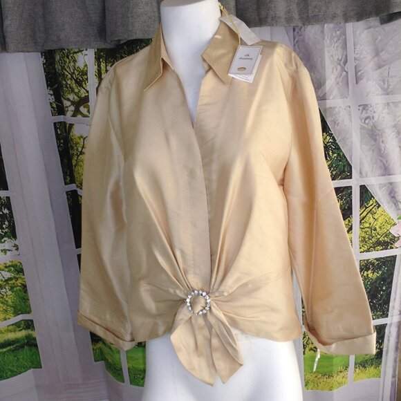 NWT Talbots Silk Shantung; "18", Luxury, Old money, Classic, NYC Uptown Girl - Picture 8 of 9